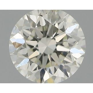 0.33 Carat Round I SI1 EX IGI Natural Diamond