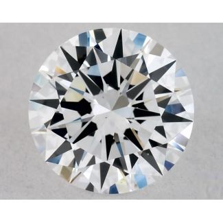 0.59 Carat Round D VS1 EX GIA Natural Diamond