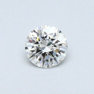 0.31 Carat Round F VS2 EX VG GIA Natural Diamond