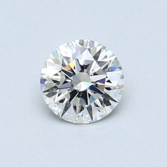 0.54 Carat Round G SI2 EX GIA Natural Diamond