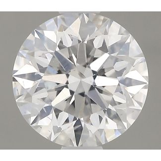 0.75 Carat Round F SI2 EX GIA Natural Diamond