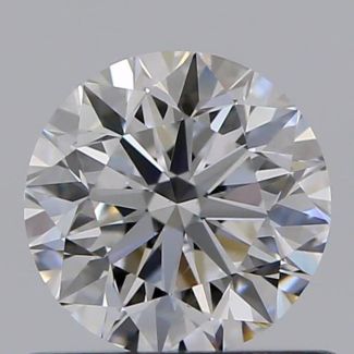 0.62 Carat Round D VS2 VG EX GIA Natural Diamond