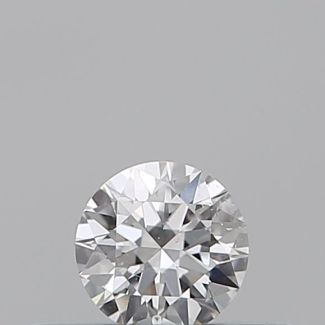 0.28 Carat Round D VS2 EX VG IGI Natural Diamond