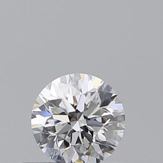 0.30 Carat Round D VVS2 VG EX GIA Natural Diamond