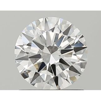 1.0 Carat Round H VVS2 EX GD GIA Natural Diamond