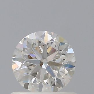 0.70 Carat Round H VS2 GD EX VG GIA Natural Diamond