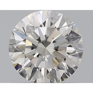 0.5 Carat Round H VS2 EX GIA Natural Diamond