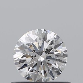 0.51 Carat Round E VS1 EX VG GIA Natural Diamond