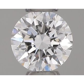 0.21 Carat Round D VVS1 EX VG GIA Natural Diamond