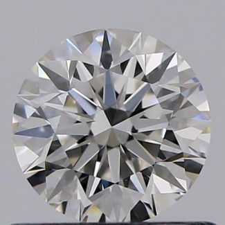 0.55 Carat Round H VS1 EX GIA Natural Diamond