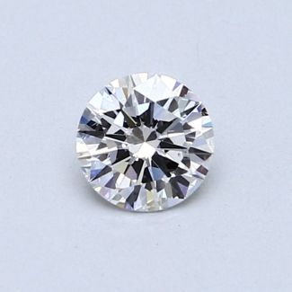 0.46 Carat Round F SI1 VG GIA Natural Diamond