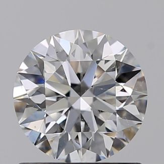 0.81 Carat Round F SI1 EX GIA Natural Diamond