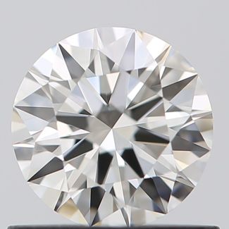 0.7 Carat Round H VVS1 EX GIA Natural Diamond