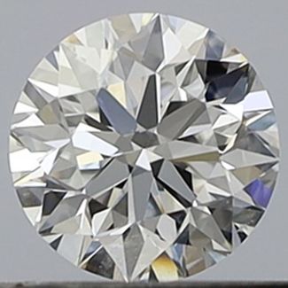 0.34 Carat Round D VVS1 EX GIA Natural Diamond