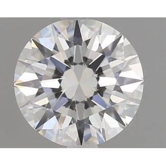 0.25 Carat Round G VVS1 EX GIA Natural Diamond