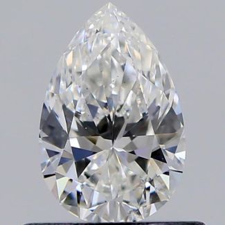 0.50 Carat Pear F SI1 - VG GIA Natural Diamond