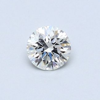 0.39 Carat Round E SI1 VG EX GIA Natural Diamond