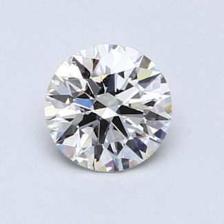 0.8 Carat Round I VVS2 EX GIA Natural Diamond