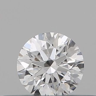 0.23 Carat Round D VVS1 VG EX GIA Natural Diamond