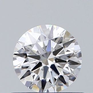 0.51 Carat Round D VS1 EX GIA Natural Diamond