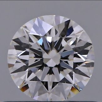 0.44 Carat Round G VVS1 EX GIA Natural Diamond