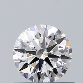 0.5 Carat Round E IF EX GIA Natural Diamond