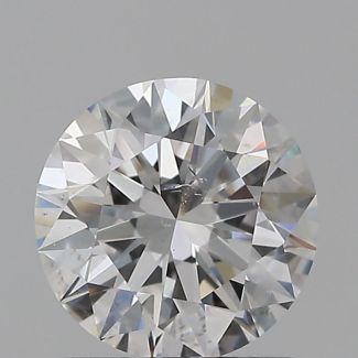 0.9 Carat Round E SI1 EX GIA Natural Diamond