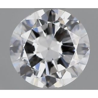 0.50 Carat Round H VVS2 GD VG GIA Natural Diamond