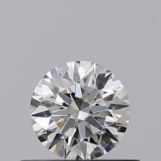 0.35 Carat Round F VVS1 EX GIA Natural Diamond