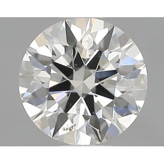 0.5 Carat Round H SI2 EX GIA Natural Diamond