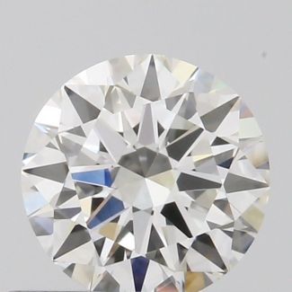 0.5 Carat Round H VVS1 EX VG GIA Natural Diamond