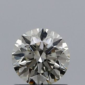 0.70 Carat Round K VS2 EX VG GIA Natural Diamond