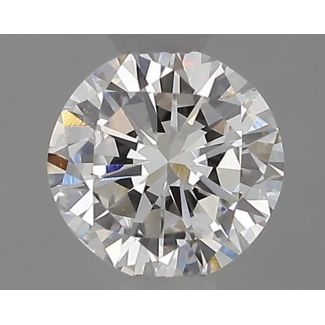 0.41 Carat Round D VVS2 GD VG IGI Natural Diamond