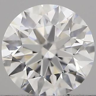 0.40 Carat Round F SI2 EX GIA Natural Diamond