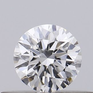 0.24 Carat Round D VVS1 EX GIA Natural Diamond