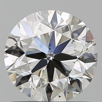 1.00 Carat Round I SI1 VG EX GIA Natural Diamond