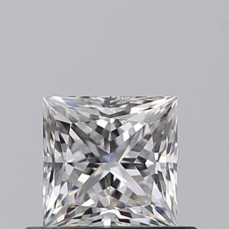 0.50 Carat Princess D SI1 - EX VG GIA Natural Diamond