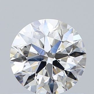 0.75 Carat Round H VS1 EX GIA Natural Diamond