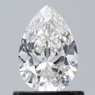 0.72 Carat Pear F SI1 - VG GIA Natural Diamond