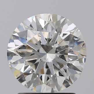 1.70 Carat Round H SI2 EX VG HRD Natural Diamond