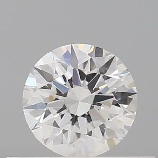 0.36 Carat Round D VVS1 EX GIA Natural Diamond