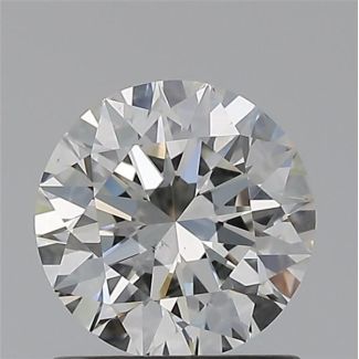 0.90 Carat Round H VS2 EX GIA Natural Diamond