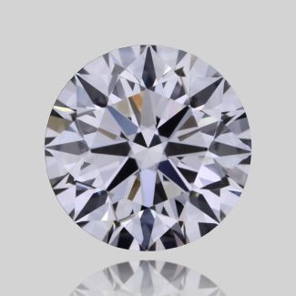 0.41 Carat Round E VVS2 EX GIA Natural Diamond