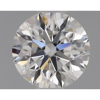 0.5 Carat Round F VS1 EX GIA Natural Diamond