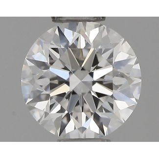 0.4 Carat Round E VVS2 EX GIA Natural Diamond