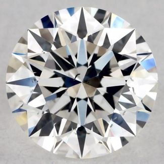 0.61 Carat Round E SI1 EX GIA Natural Diamond