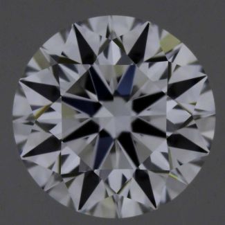 0.44 Carat Round D VVS1 EX GIA Natural Diamond