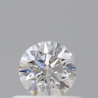 0.40 Carat Round F SI1 EX VG GIA Natural Diamond