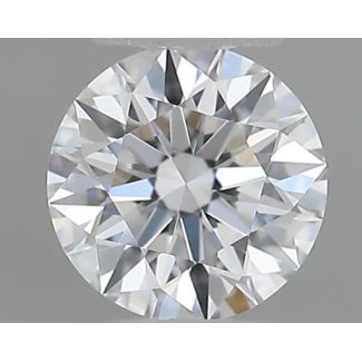 0.24 Carat Round D VVS1 EX GIA Natural Diamond