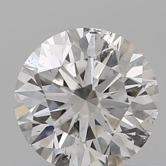 0.53 Carat Round E SI2 EX GIA Natural Diamond